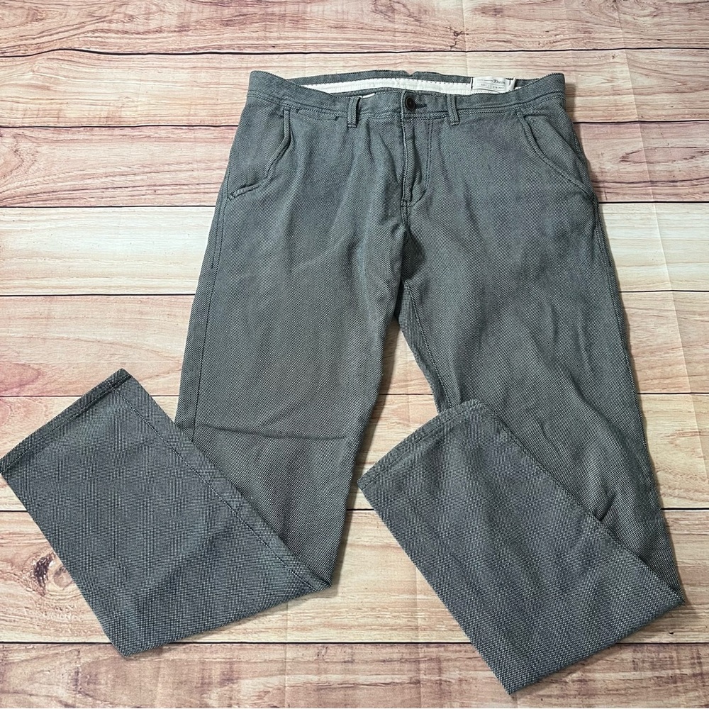Tom Tailor Denim Straight Chino Men’s 35.5x32.5 Black‎ And White
